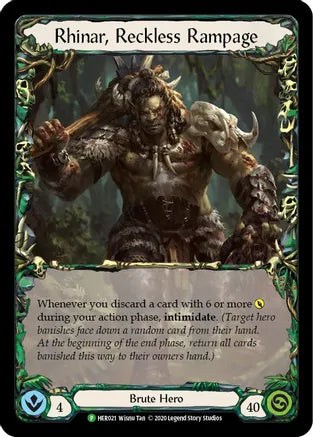 Rhinar, Reckless Rampage (Promo)