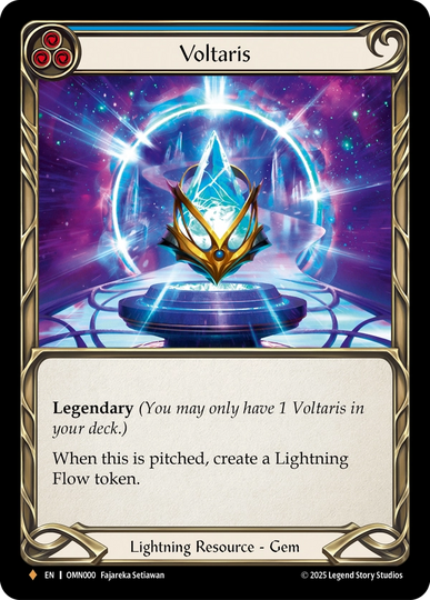 Voltaris (Rainbow Foil) - Omens of the Third Age - Flesh & Blood