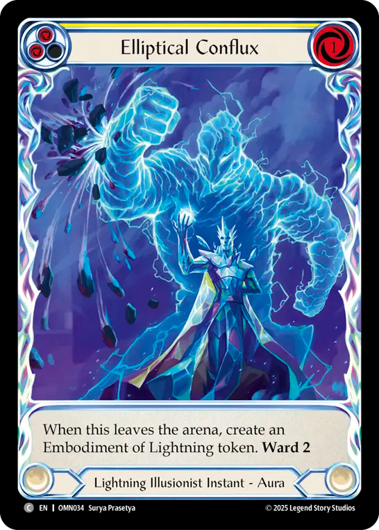 Elliptical Conflux (Cold Foil)