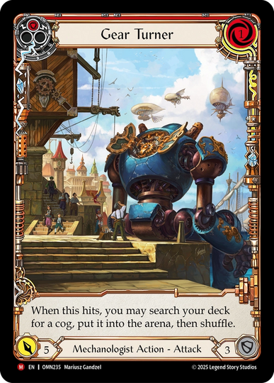 Gear Turner (Cold Foil) - Omens of the Third Age - Flesh & Blood