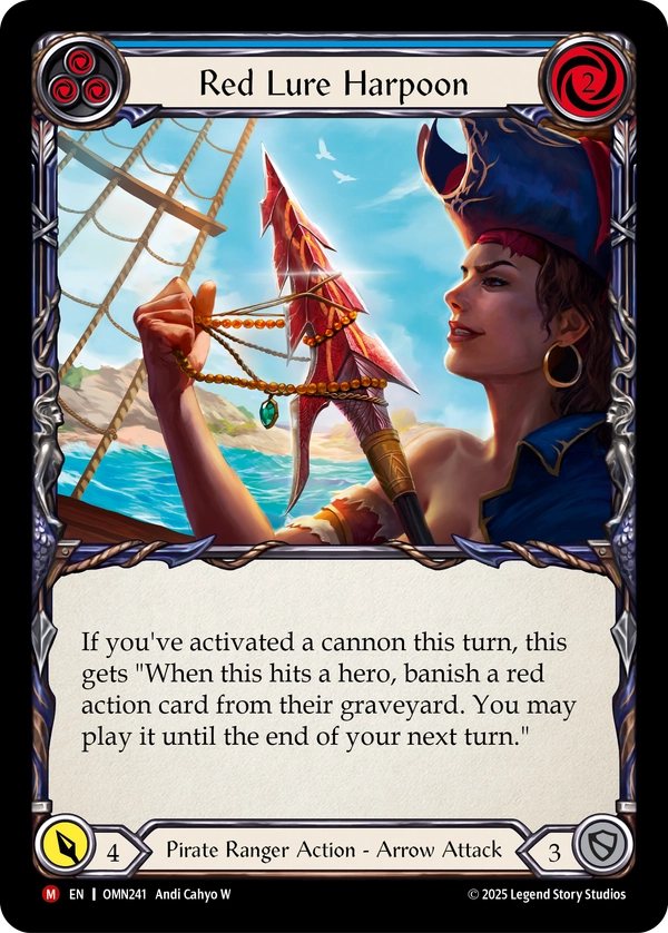 Red Lure Harpoon (Rainbow Foil)