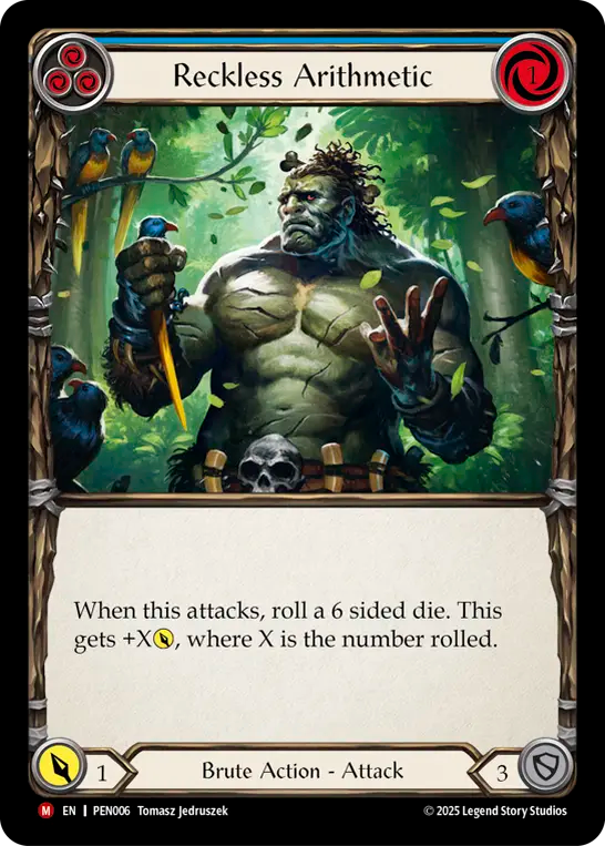 Reckless Arithmetic (Rainbow Foil)
