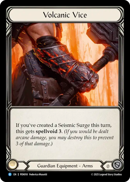 Volcanic Vice (Cold Foil)