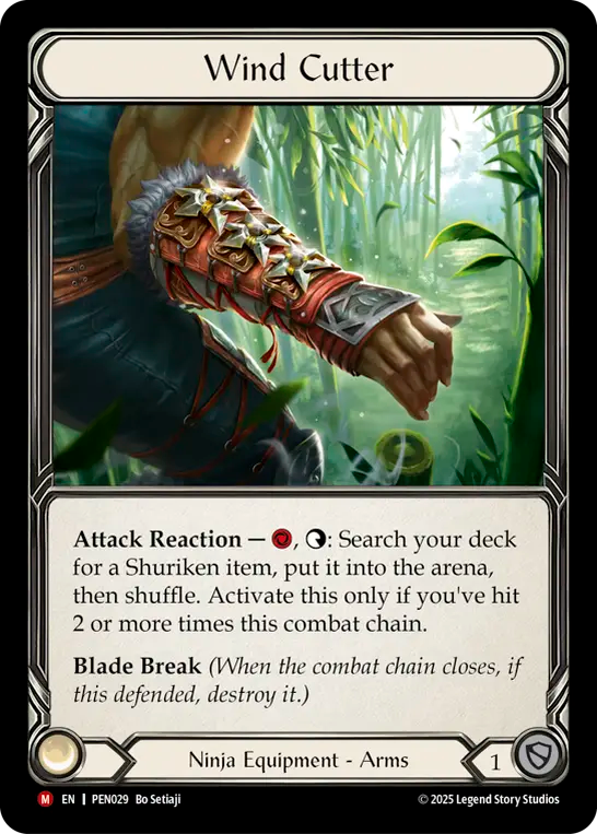 mtg card cutter Wind Cutter - Compendium of Rathe - Flesh & Blood TCG