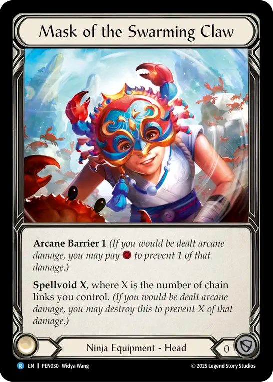 Mask of the Swarming Claw (Cold Foil)