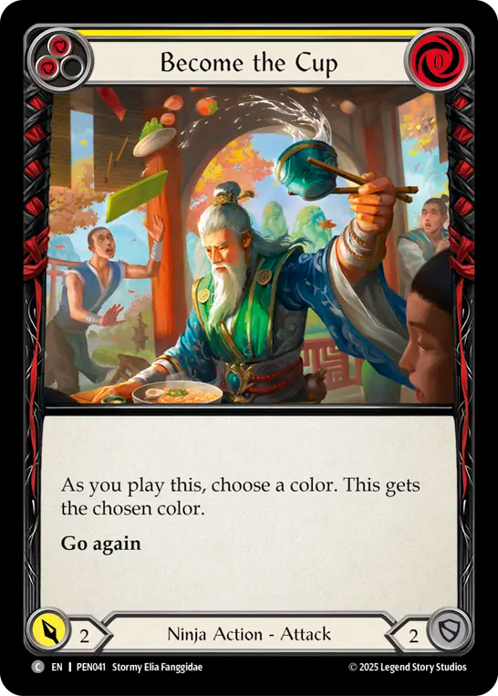 Become the Cup (yellow) (Rainbow Foil)