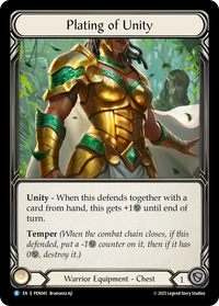 Plating of Unity (Cold Foil)