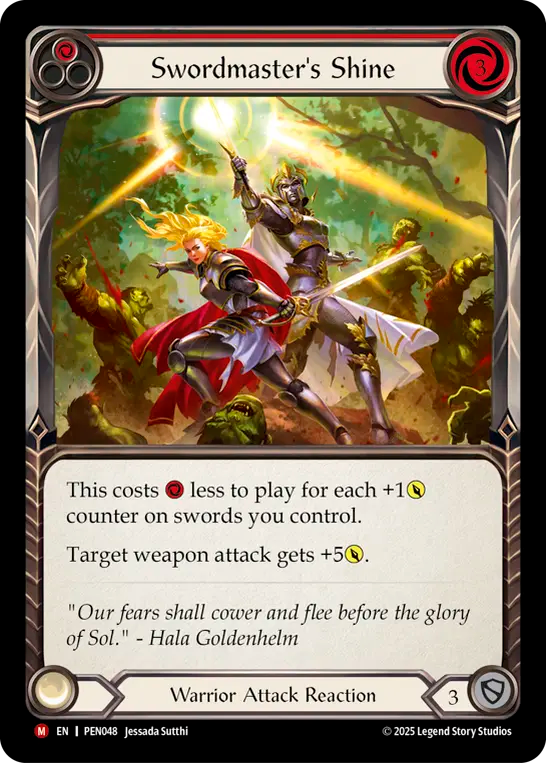 Swordmaster's Shine (Rainbow Foil)