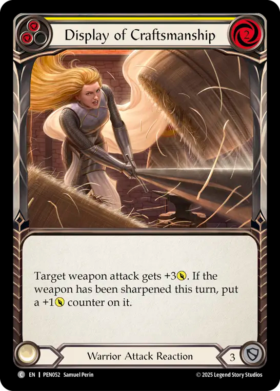 Display of Craftsmanship (yellow) (Rainbow Foil)