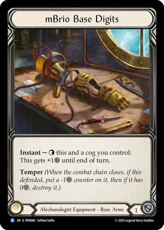mBrio Base Digits (Cold Foil)