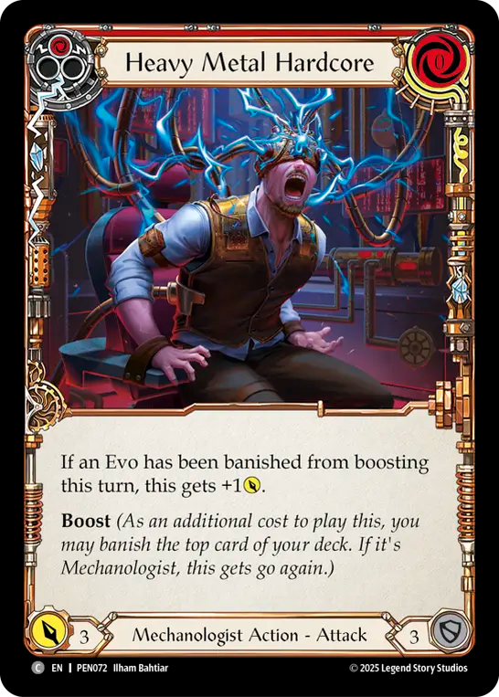 Heavy Metal Hardcore (red) (Rainbow Foil)