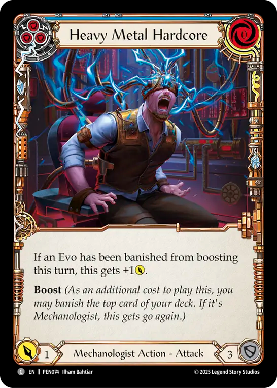 Heavy Metal Hardcore (blue) (Rainbow Foil)