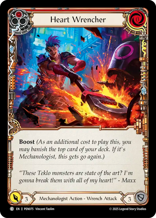 Heart Wrencher (red) (Rainbow Foil)