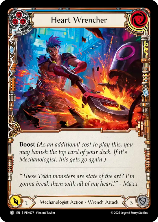 Heart Wrencher (blue) (Rainbow Foil)