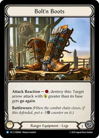 Bolt'n Boots (Cold Foil)