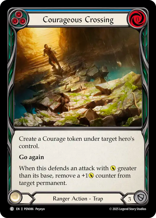 Courageous Crossing (Rainbow Foil)