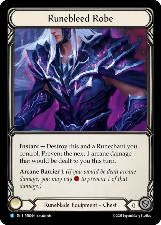 Runebleed Robe (Cold Foil)