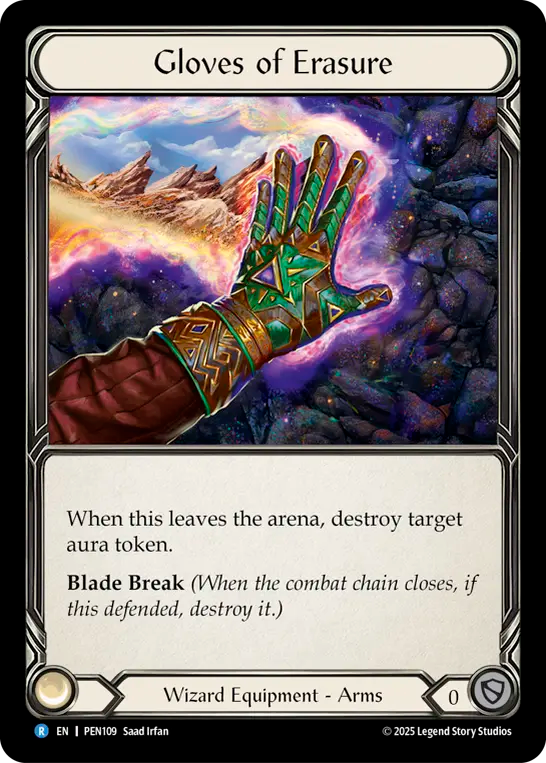Gloves of Erasure (Cold Foil)