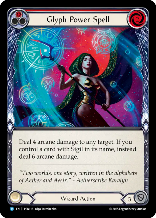 Glyph Power Spell (Rainbow Foil)