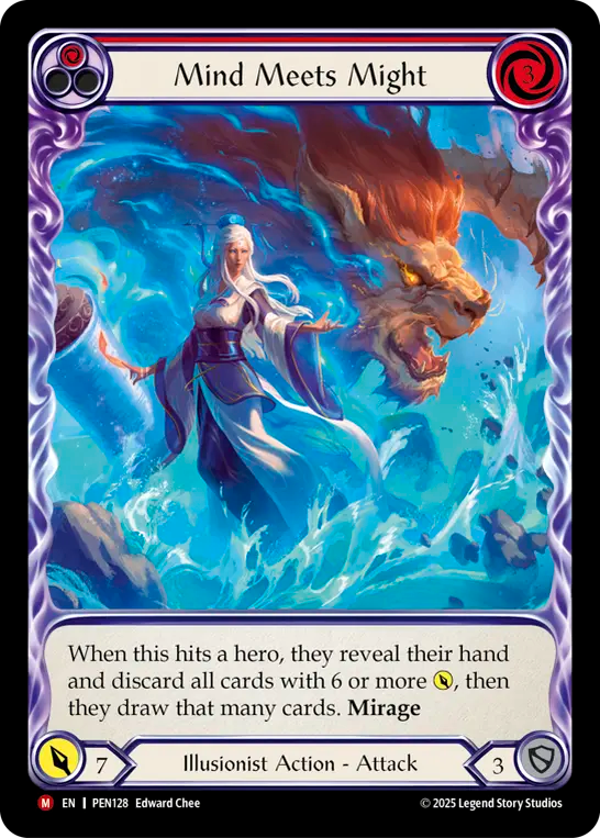 Mind Meets Might (Extended Art, Rainbow Foil)