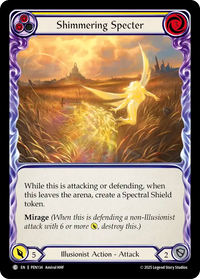 Shimmering Specter (yellow) (Rainbow Foil)