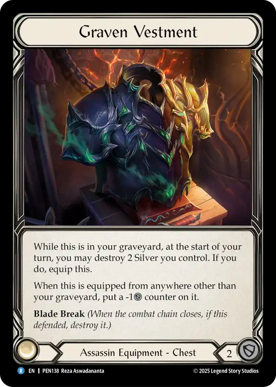 Graven Vestment (Cold Foil)