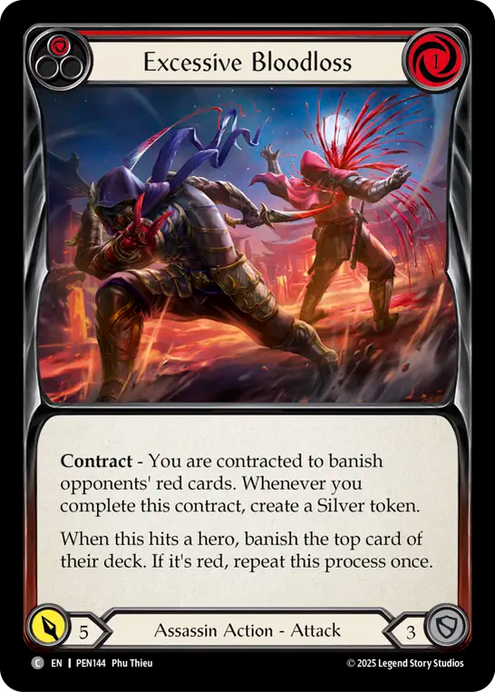 Excessive Bloodloss (red) (Rainbow Foil)
