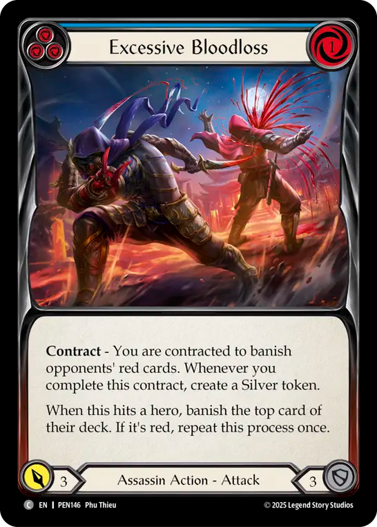 Excessive Bloodloss (blue) (Rainbow Foil)