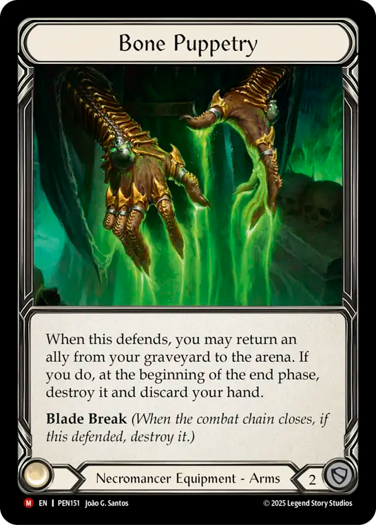 Bone Puppetry (Cold Foil)