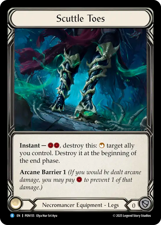 Scuttle Toes (Cold Foil)