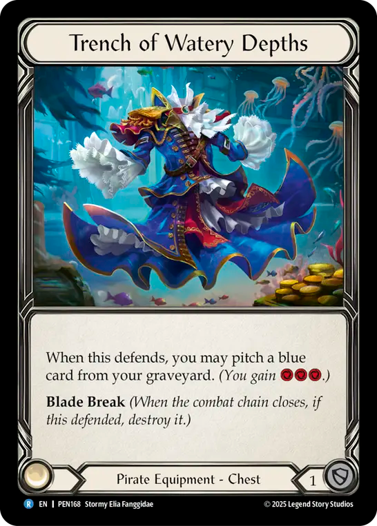Trench of Watery Depths (Cold Foil)