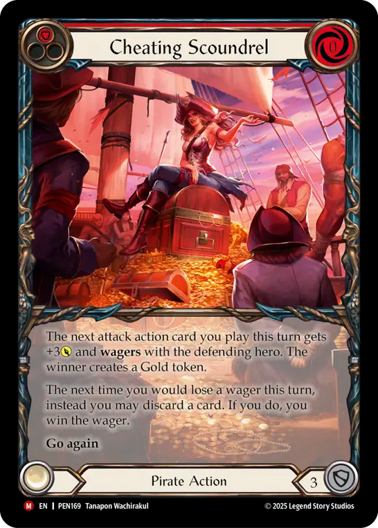 Cheating Scoundrel (Extended Art, Rainbow Foil)