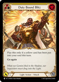 Duty Bound Blitz (yellow) (Rainbow Foil)