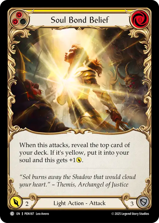Soul Bond Belief (yellow) (Rainbow Foil)