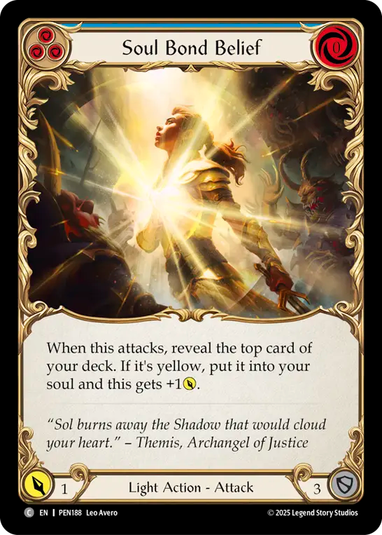 Soul Bond Belief (blue) (Rainbow Foil)