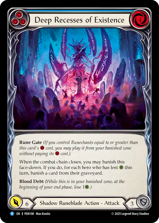 Deep Recesses of Existence (Rainbow Foil)
