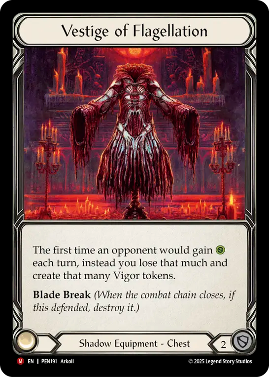 Vestige of Flagellation (Cold Foil)