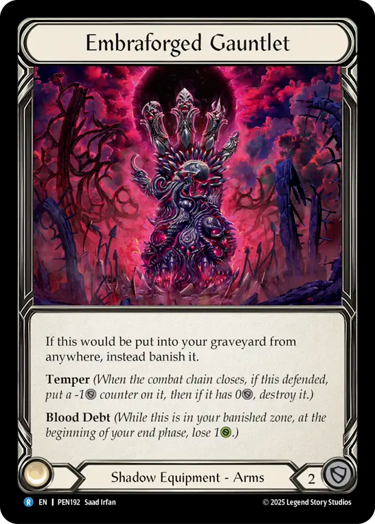 Embraforged Gauntlet (Cold Foil)