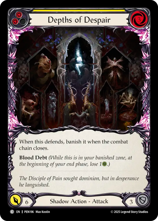 Depths of Despair (yellow) (Rainbow Foil)