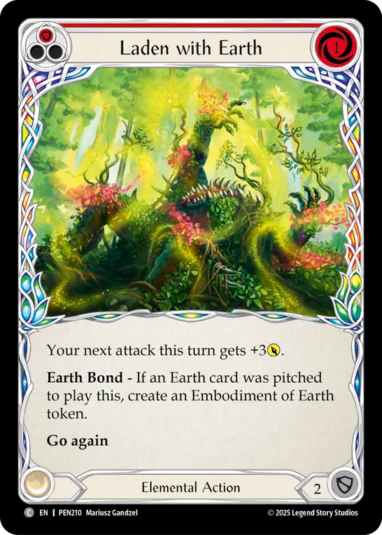 Laden with Earth