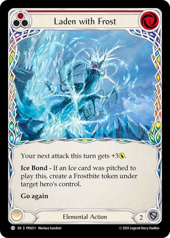 Laden with Frost (Rainbow Foil)