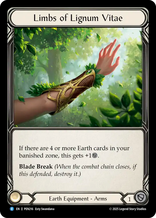 Limbs of Lignum Vitae (Cold Foil)
