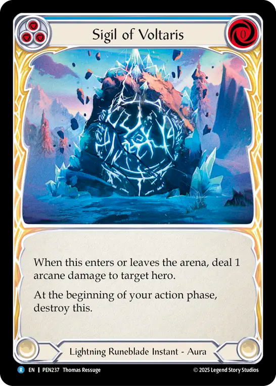 Sigil of Voltaris (Rainbow Foil)