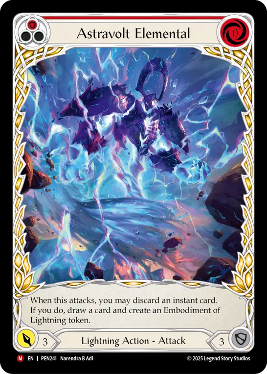 Astravolt Elemental (Extended Art, Rainbow Foil)
