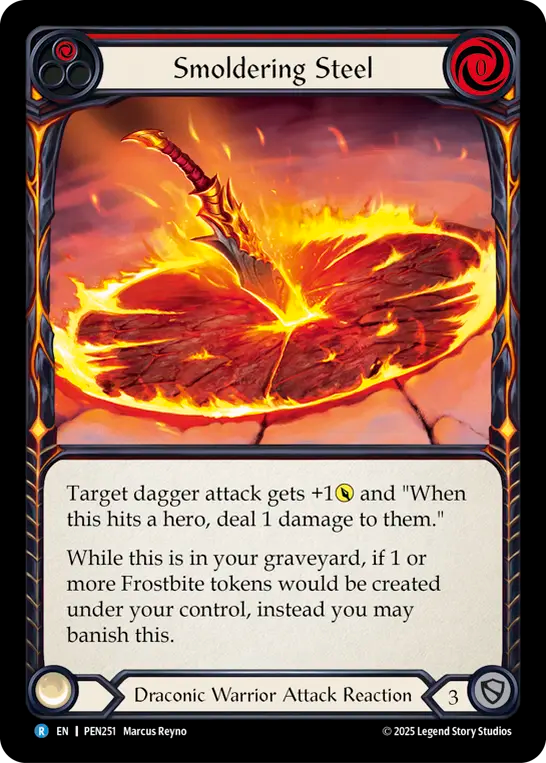 Smoldering Steel (Rainbow Foil)