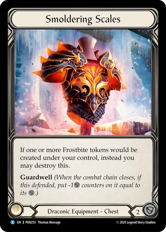 Smoldering Scales (Cold Foil)