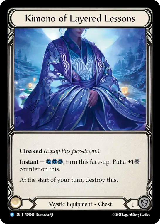Kimono of Layered Lessons (Cold Foil)