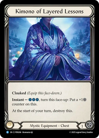 Kimono of Layered Lessons (Cold Foil)