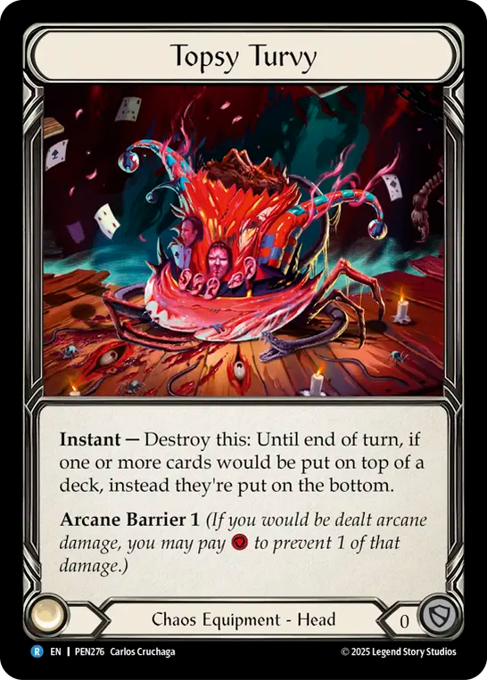 Topsy Turvy (Cold Foil)