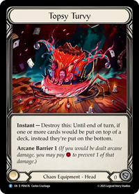 Topsy Turvy (Cold Foil)
